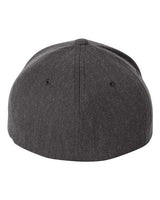 Flexfit 6477 Adult Wool Blend Cap #color_DARK HEATHER