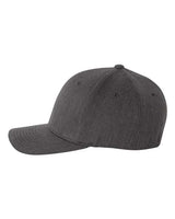 Flexfit 6477 Adult Wool Blend Cap #color_DARK HEATHER