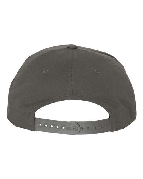 Yupoong Y6502 Adult Unstructured 5-Panel Snapback Cap #color_CHARCOAL