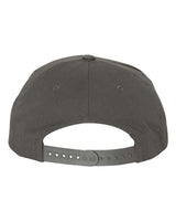 Yupoong Y6502 Adult Unstructured 5-Panel Snapback Cap #color_CHARCOAL