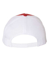Yupoong 6506 Adult 5-Panel Retro Trucker Hat #color_RED/ WHITE
