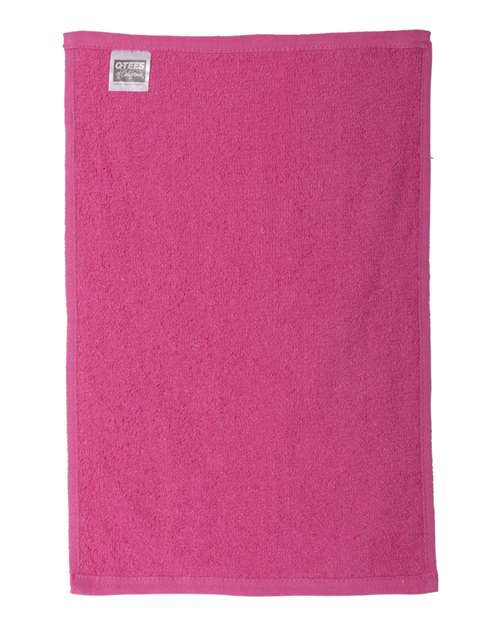 Q-Tees T18 Budget Rally Towel #color_Hot Pink