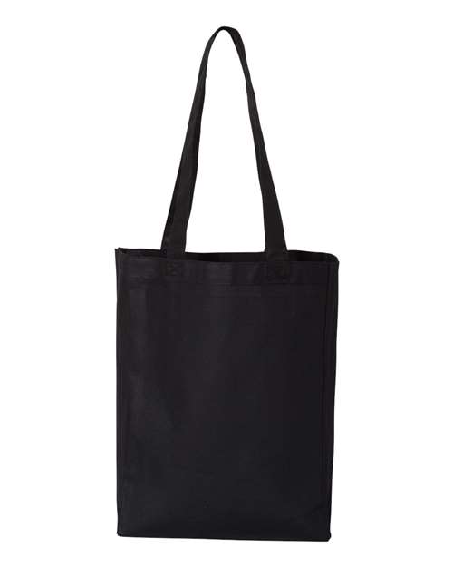 Q-Tees Q1000 12L Gussetted Shopping Bag #color_Black
