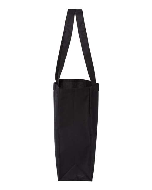 Q-Tees Q1000 12L Gussetted Shopping Bag #color_Black