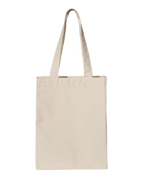 Q-Tees Q1000 12L Gussetted Shopping Bag #color_Natural