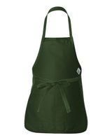 Q-Tees Q4250 Full-Length Apron with Pouch Pocket #color_Forest
