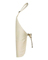 Q-Tees Q4250 Full-Length Apron with Pouch Pocket #color_Natural