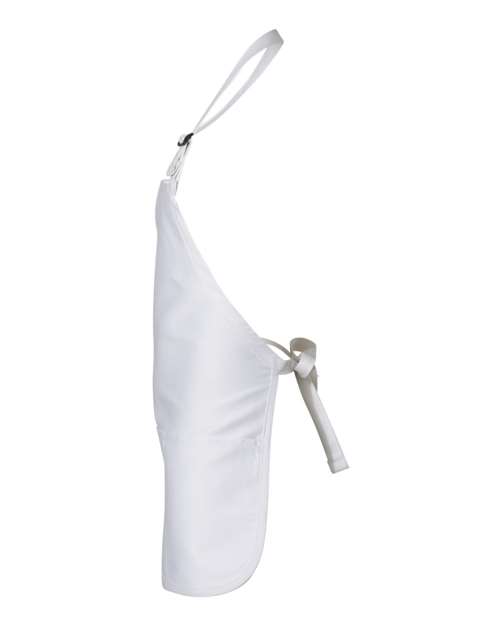 Q-Tees Q4250 Full-Length Apron with Pouch Pocket #color_White