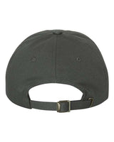 Yupoong 6245CM Adult Low-Profile Cotton Twill Dad Cap #color_DARK GREY