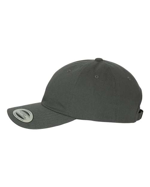 Yupoong 6245CM Adult Low-Profile Cotton Twill Dad Cap #color_DARK GREY