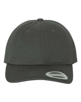 Yupoong 6245CM Adult Low-Profile Cotton Twill Dad Cap #color_DARK GREY