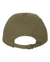 Yupoong 6245PT Adult Peached Cotton Twill Dad Cap #color_LIGHT LODEN