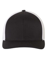 Flexfit 6533 Adult Ultrafibre and Airmesh Cap #color_BLACK/ WHITE