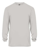 Badger 4004 Ultimate SoftLock Long Sleeve T-Shirt #color_Silver