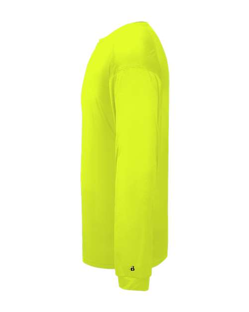 Badger 4004 Ultimate SoftLock Long Sleeve T-Shirt #color_Safety Yellow