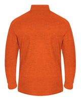 Badger 4172 Tonal Blend Quarter-Zip Pullover #color_Burnt Orange Tonal Blend