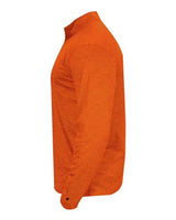 Badger 4172 Tonal Blend Quarter-Zip Pullover #color_Burnt Orange Tonal Blend