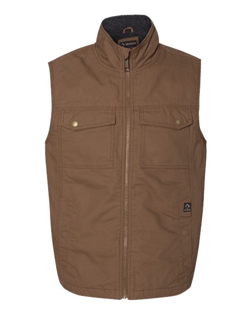 Dri Duck 5068 Men's Trek Vest #color_FIELD KHAKI