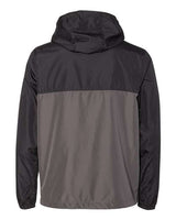 Independent Trading Co. EXP54LWZ Lightweight Windbreaker Full-Zip Jacket #color_Black/ Graphite