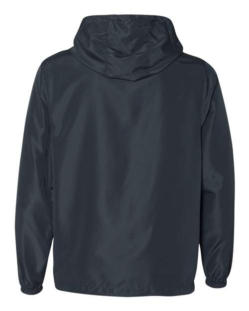 Independent Trading Co. EXP54LWZ Lightweight Windbreaker Full-Zip Jacket #color_Classic Navy