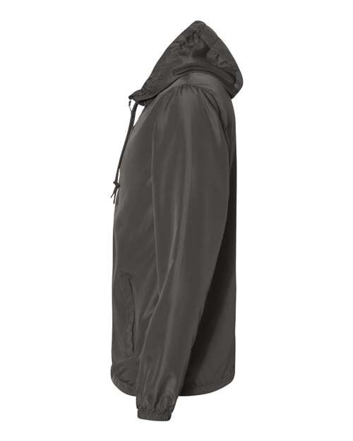 Independent Trading Co. EXP54LWZ Lightweight Windbreaker Full-Zip Jacket #color_Graphite
