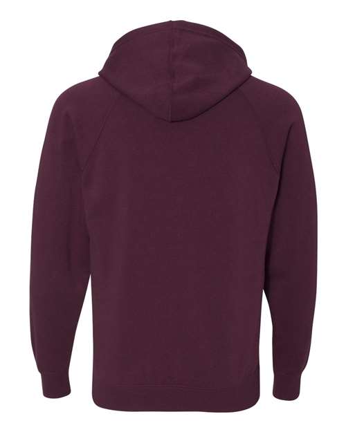Independent Trading Co. PRM33SBP Special Blend Raglan Hooded Sweatshirt #color_Maroon