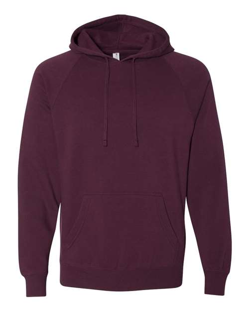 Independent Trading Co. PRM33SBP Special Blend Raglan Hooded Sweatshirt #color_Maroon