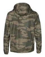 Independent Trading Co. EXP54LWZ Lightweight Windbreaker Full-Zip Jacket #color_Forest Camo