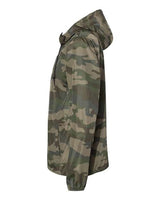 Independent Trading Co. EXP54LWZ Lightweight Windbreaker Full-Zip Jacket #color_Forest Camo