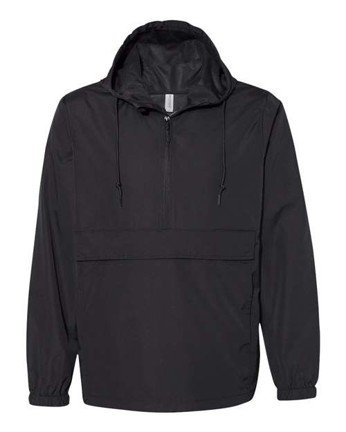 Independent Trading Co. EXP94NAW Nylon Anorak #color_Black