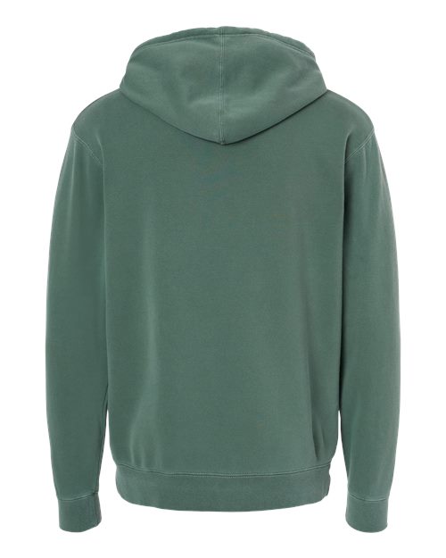 Independent Trading Co. PRM4500 Midweight Pigment-Dyed Hooded Sweatshirt #color_Pigment Alpine Green