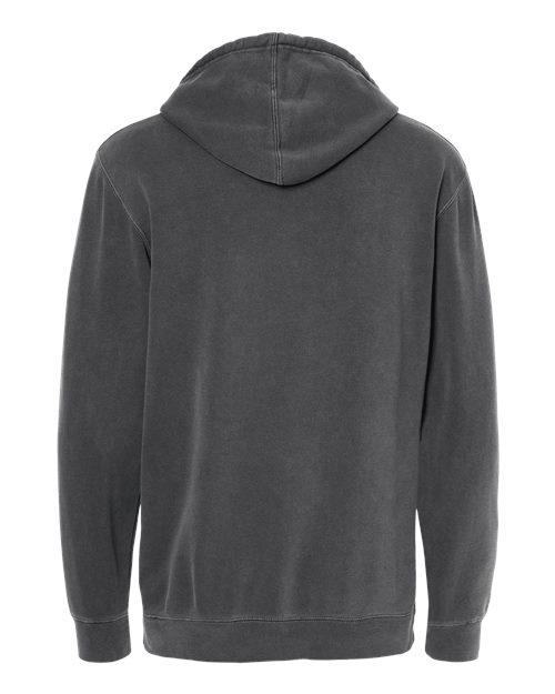 Independent Trading Co. PRM4500 Midweight Pigment-Dyed Hooded Sweatshirt #color_Pigment Black