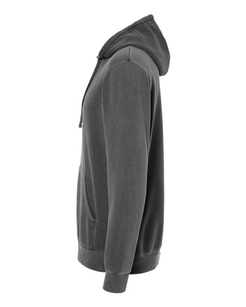 Independent Trading Co. PRM4500 Midweight Pigment-Dyed Hooded Sweatshirt #color_Pigment Black