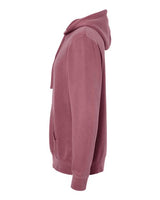 Independent Trading Co. PRM4500 Midweight Pigment-Dyed Hooded Sweatshirt #color_Pigment Maroon