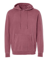 Independent Trading Co. PRM4500 Midweight Pigment-Dyed Hooded Sweatshirt #color_Pigment Maroon