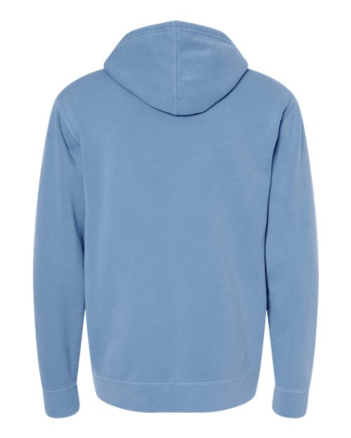 Independent Trading Co. PRM4500 Midweight Pigment-Dyed Hooded Sweatshirt #color_Pigment Light Blue