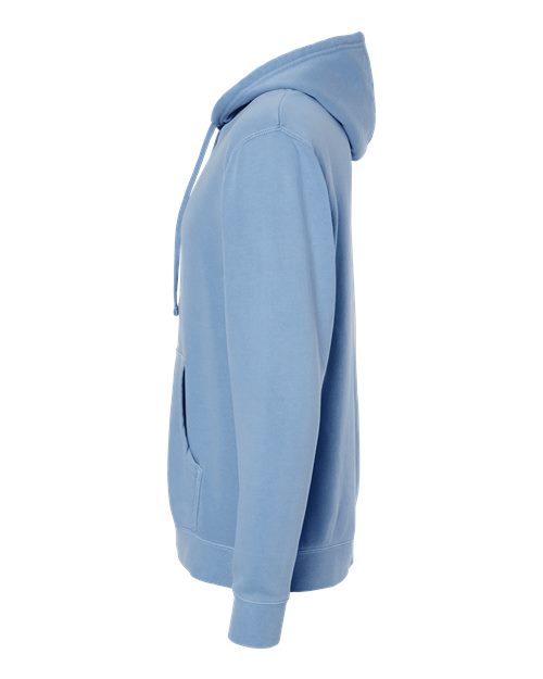 Independent Trading Co. PRM4500 Midweight Pigment-Dyed Hooded Sweatshirt #color_Pigment Light Blue