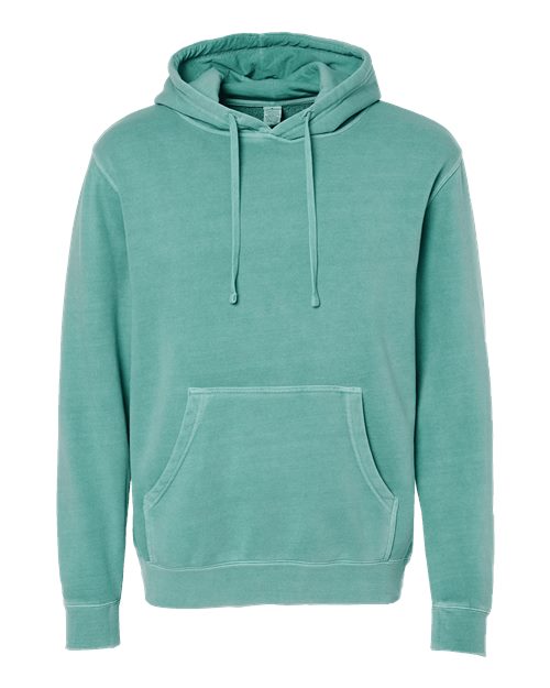 Independent Trading Co. PRM4500 Midweight Pigment-Dyed Hooded Sweatshirt #color_Pigment Mint
