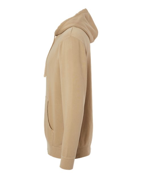 Independent Trading Co. PRM4500 Midweight Pigment-Dyed Hooded Sweatshirt #color_Pigment Sandstone