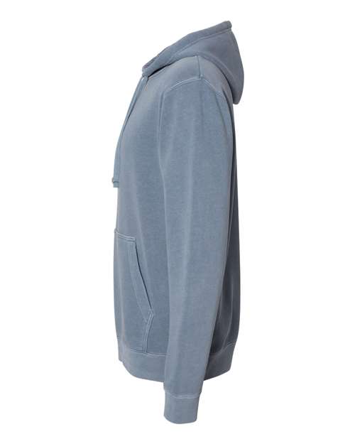 Independent Trading Co. PRM4500 Midweight Pigment-Dyed Hooded Sweatshirt #color_Pigment Slate Blue