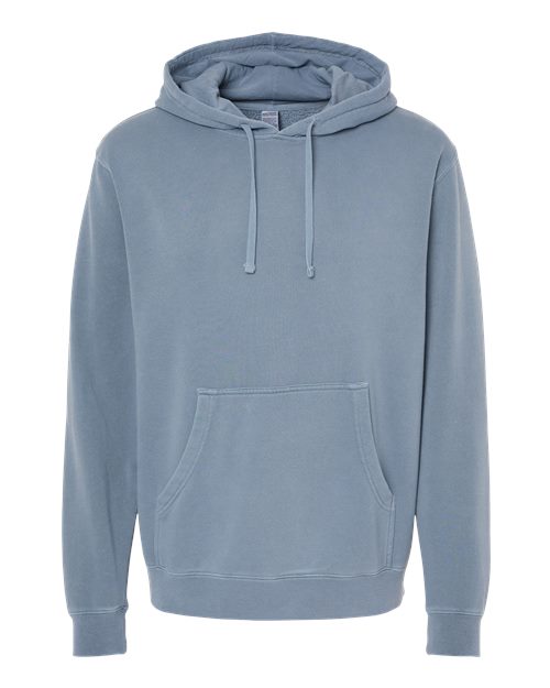 Independent Trading Co. PRM4500 Midweight Pigment-Dyed Hooded Sweatshirt #color_Pigment Slate Blue