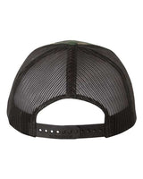 Richardson 112P Printed Trucker Cap #color_Army Camo/ Black
