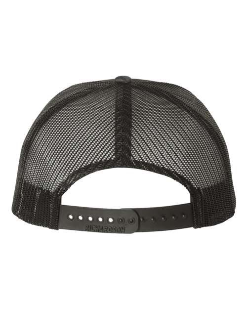 Richardson 112P Printed Trucker Cap #color_Kryptek Typhon/ Black