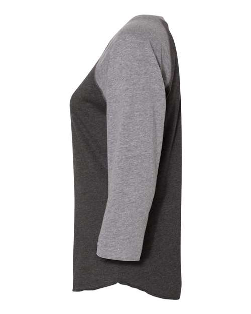 LAT LA3530 Ladies'' Baseball T-Shirt #color_VN SMK/ GRAN HTH