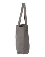 Liberty Bags LB8507 Seaside Cotton 12 oz. Pigment-Dyed Large Tote #color_GREY