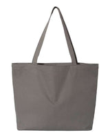 Liberty Bags LB8507 Seaside Cotton 12 oz. Pigment-Dyed Large Tote #color_GREY