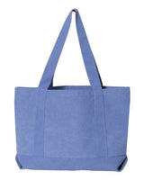 Liberty Bags 8870 Seaside Cotton Canvas 12 oz. Pigment-Dyed Boat Tote #color_PERIWINKLE BLUE