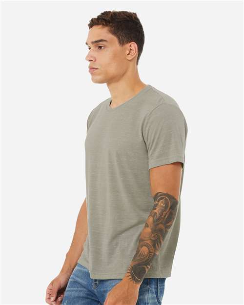 Bella + Canvas 3650 Unisex Poly-Cotton Short-Sleeve T-Shirt #color_STONE MARBLE