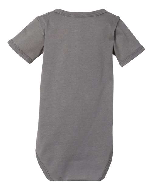 Bella + Canvas 100B Infant Jersey Short-Sleeve One-Piece #color_ASPHALT