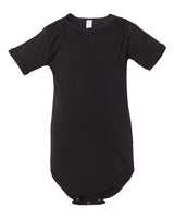 Bella + Canvas 100B Infant Jersey Short-Sleeve One-Piece #color_BLACK